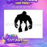 Free Silhouette Smash Free Bruce Banner Superhero Free SVG - Instant Download