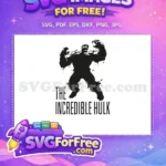 Free Angry Muscle Free Superhero Silhouette Incredible Hulk Free SVG - Instant Download