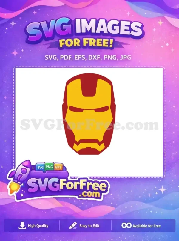 Free Gold Mask Free Red Outline Iron Man Free SVG 4 Free Gold Mask Free Red Outline Iron Man Free SVG 4