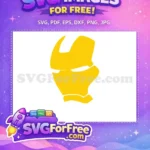 Free Gold Mask Free Superhero Iron Man Free SVG - Instant Download
