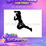 Free Leaping Hero Free Silhouette Action Movie Free SVG - Instant Download