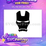 Free Iron Man Mask Free Superhero Silhouette Avengers Free SVG 2 - Instant Download