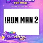 Free Iron Man Silhouette Free Superhero Design Iron Man 2 Free SVG - Instant Download