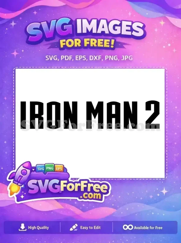 Free Iron Man Silhouette Free Superhero Design Iron Man 2 Free SVG