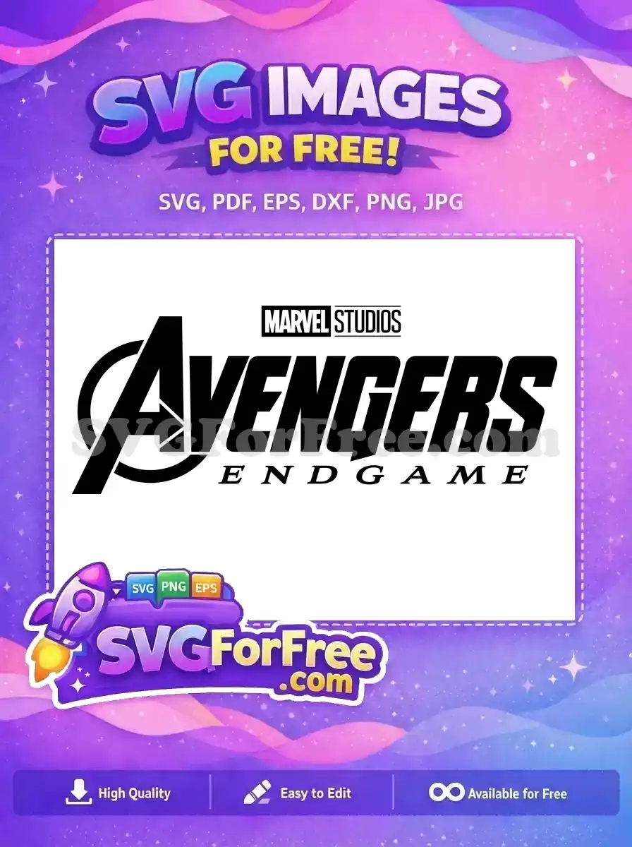 Free Avengers Emblem Free Superhero Logo Avengers Endgame Free SVG