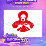 Free Red Hooded Villain Free Knitting Superhero Free SVG - Instant Download