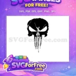 Free Dripping Ink Free Skull Superhero Free SVG - Instant Download