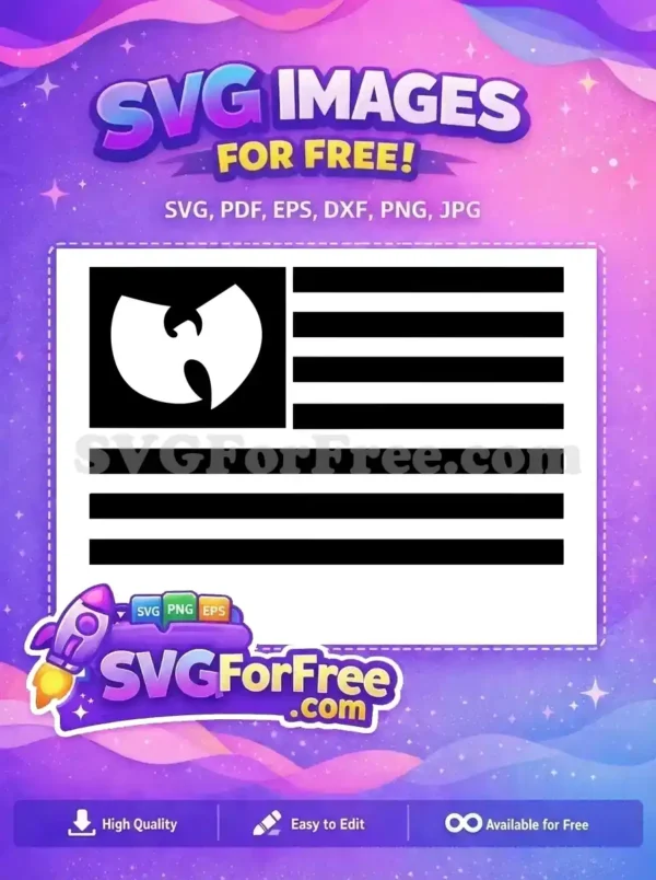 Free Wu-Tang Symbol Free Black Stripes American Flag Free SVG Free Wu-Tang Symbol Free Black Stripes American Flag Free SVG