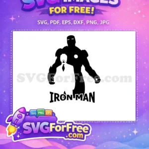 Free Armored Silhouette Free Stark Suit Iron Man Free SVG