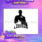 Free Silhouette Emblem Free Hero Pose Green Lantern Free SVG - Instant Download