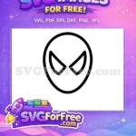Free Masked Face Free Superhero Spiderman Movie Free SVG - Instant Download