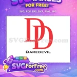 Free Red Horned Mask Free Daredevil Logo Movie Free SVG - Instant Download
