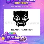 Free Black Panther Mask Free Superhero Vector Wakanda Free SVG - Instant Download