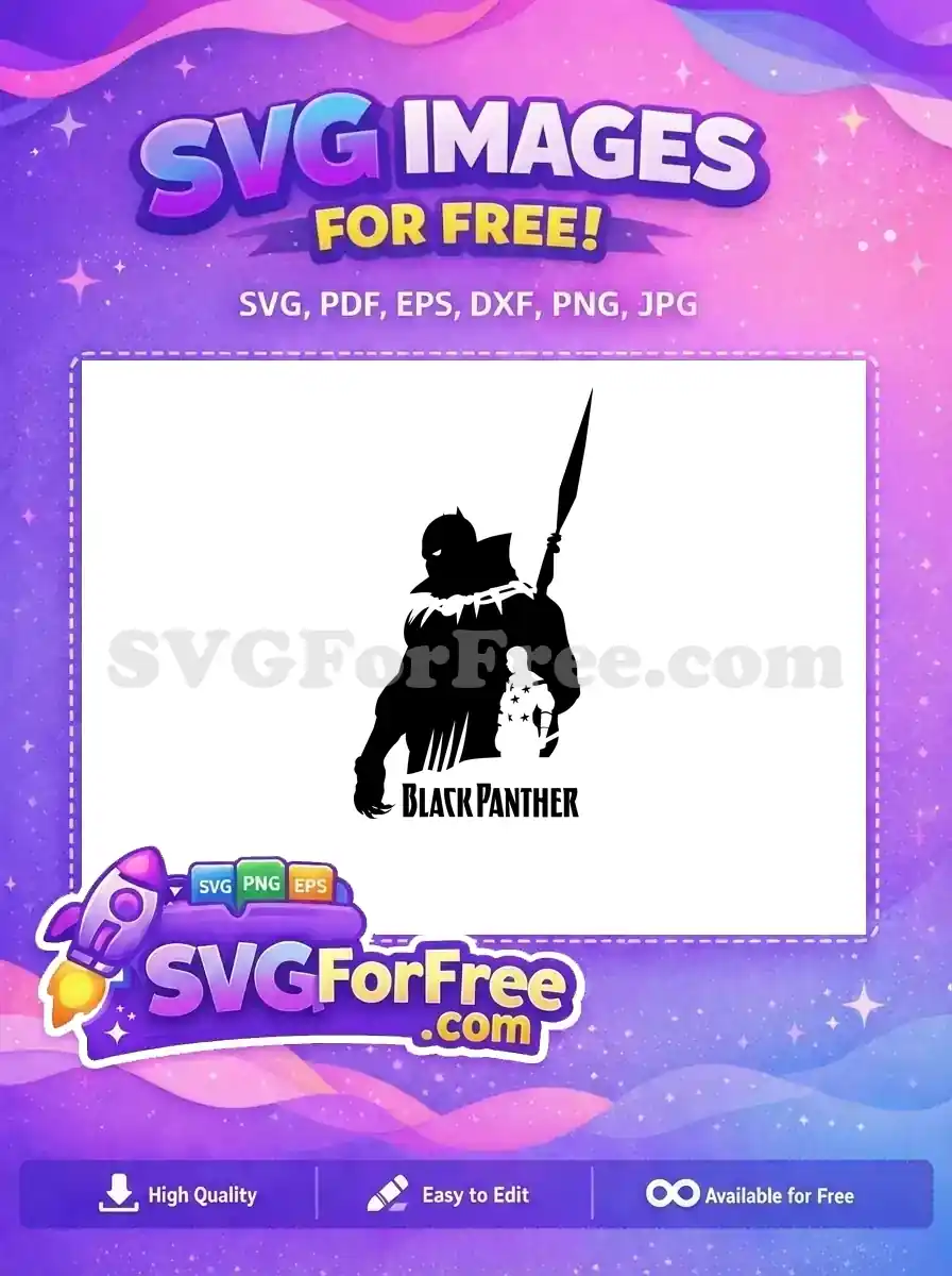 Free Black Panther Mask Free Wakanda Forever Movie Free SVG 2
