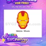 Free Gold Mask Free Red Outline Iron Man Free SVG 5 - Instant Download