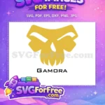 Free Gold Skull Free Superhero Minimalist Gamora Free SVG - Instant Download