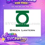 Free Emerald Emblem Free DC Superhero Green Lantern Free SVG - Instant Download