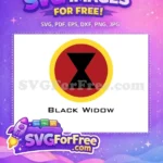 Free Black Symbol Free Red Yellow Superhero Free SVG - Instant Download