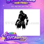 Free Dripping Black Panther Free Superhero Silhouette Wakanda Free SVG - Instant Download