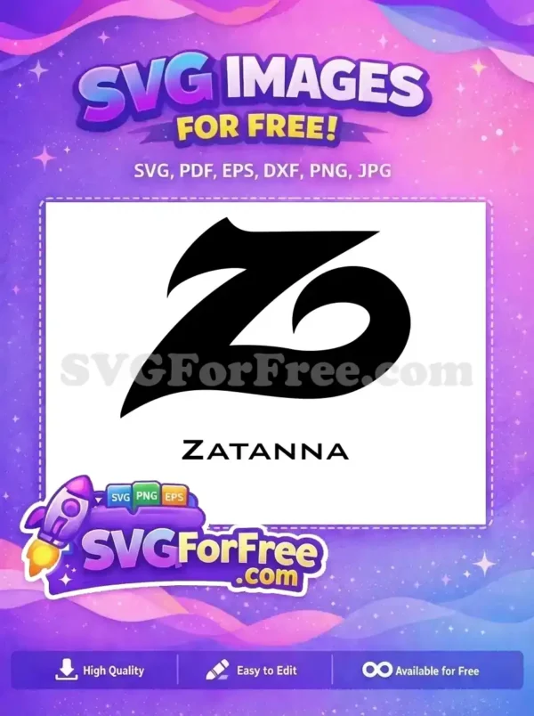 Free Zatanna Logo Free Superhero Symbol Zatanna Free SVG