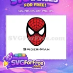 Free Red Mask Free Superhero Web Spider-Man Free SVG - Instant Download