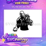 Free Bald Villain Free Infinity Gauntlet Thanos Free SVG 1 - Instant Download