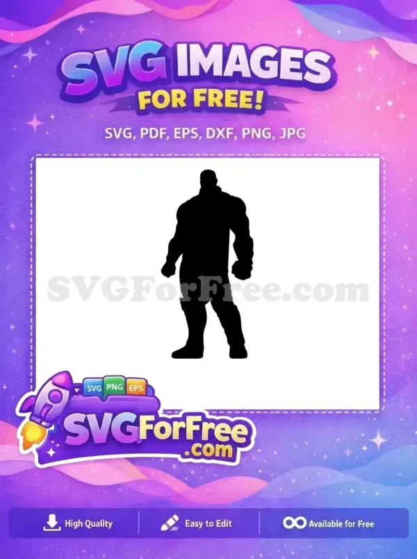 Free Muscular Superhero Free Silhouette Avengers Movie Free SVG Free Muscular Superhero Free Silhouette Avengers Movie Free SVG