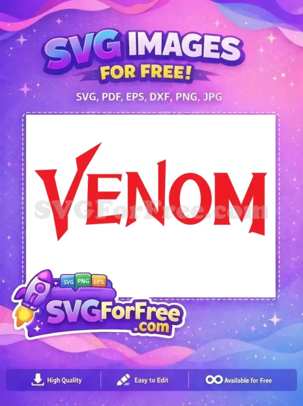 Free Red Venom Free Superhero Free Movie SVG
