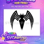 Free Black Symbiote Free Spider Logo Movie Free SVG - Instant Download