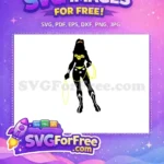 Free Lasso Holding Free Stars Emblem Wonder Woman Free SVG - Instant Download