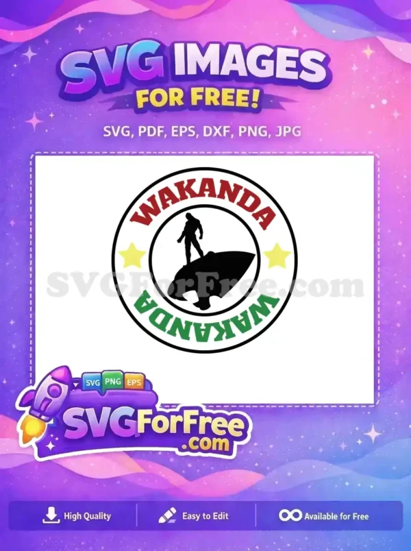 Free Silhouette Pose Free Wakanda Emblem Black Panther Free SVG Free Silhouette Pose Free Wakanda Emblem Black Panther Free SVG