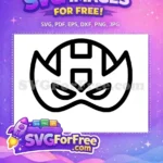 Free Masked Vigilante Free Comic Book Hero Superhero Free SVG - Instant Download