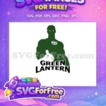 Free Silhouette Superhero Free Emblem Green Lantern Free SVG - Instant Download