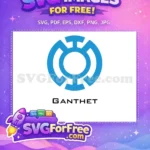 Free Ganthet Symbol Free Lantern Corps Superhero Movie Free SVG - Instant Download