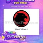 Free Black Silhouette Free Red Mask Hawkman Free SVG - Instant Download
