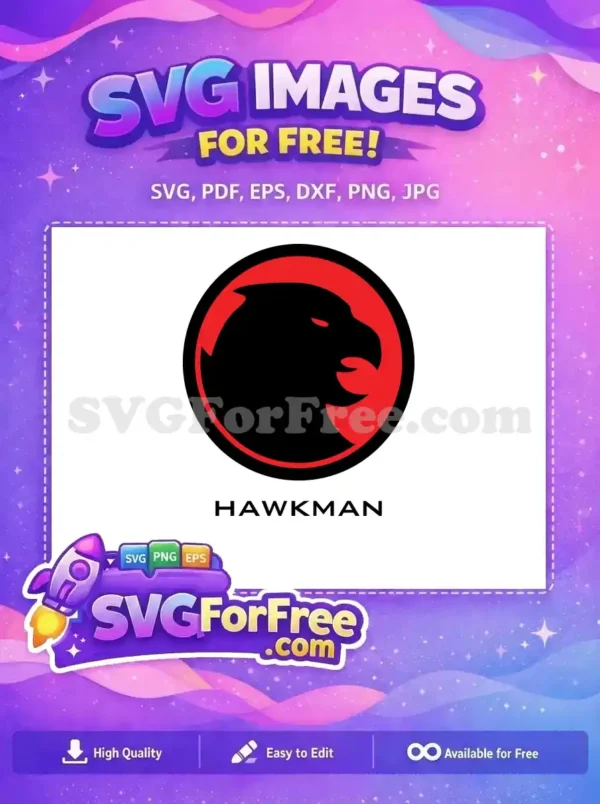 Free Black Silhouette Free Red Mask Hawkman Free SVG