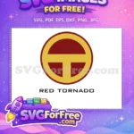 Free Red Tornado Logo Free Superhero Symbol DC Comics Free SVG - Instant Download