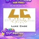 Free Luke Cage Logo Free Superhero Graphic Luke Cage Free SVG - Instant Download