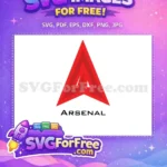 Free Arsenal Arrow Free Superhero Red Arsenal Free SVG - Instant Download