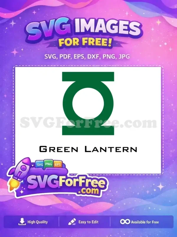 Free Emerald Emblem Free Superhero Symbol Green Lantern Free SVG 2