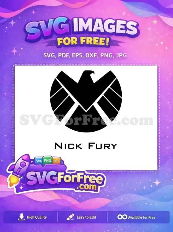 Free Black Eagle Free Shield Nick Fury Free SVG Free Black Eagle Free Shield Nick Fury Free SVG