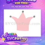 Free Pink Crown Sweet Baby Free Princess Design Free SVG - Instant Download