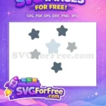 Free Rounded Star Shapes Free Baby Collection Patterns Free SVG - Instant Download