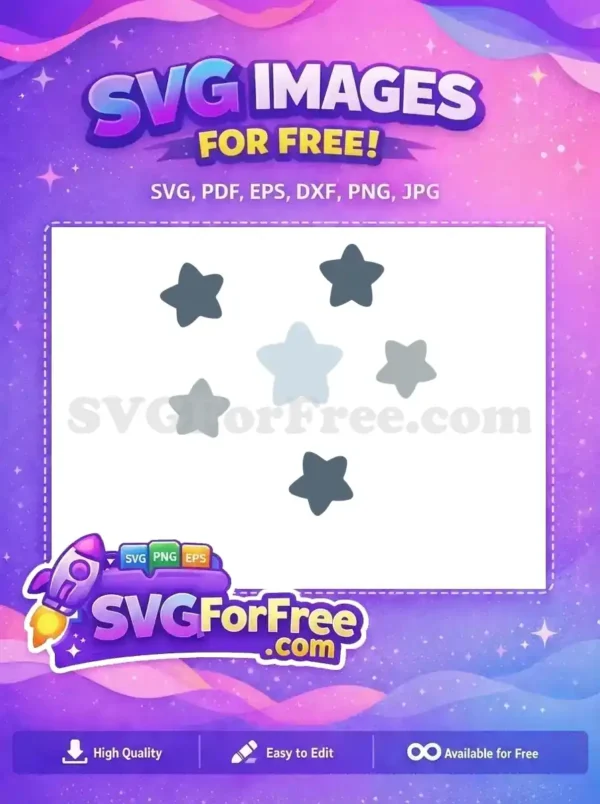 Free Rounded Star Shapes Free Baby Collection Patterns Free SVG