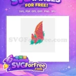 Free Windsurfing Silhouette Free Ocean Wave T shirt Designs Free SVG - Instant Download
