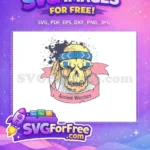 Free Skull Warrior Headdress Free Ancient Warriors T shirt Free SVG - Instant Download
