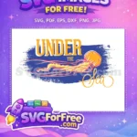 Free Yellow Jellyfish Tentacles Free Ocean Scene Under Sea Free SVG - Instant Download