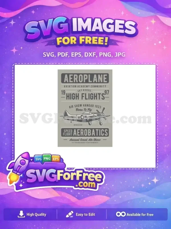 Free Aeroplane Design Free High Flights Aerobatics Free SVG