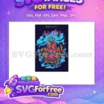 Free Evil Alien Brain Free Angry Eyes T shirt Free SVG - Instant Download