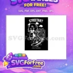 Free Skateboarder Cat Free Cool Cap Streetart Free SVG - Instant Download